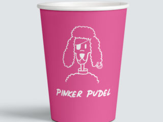 Pinker Pudel